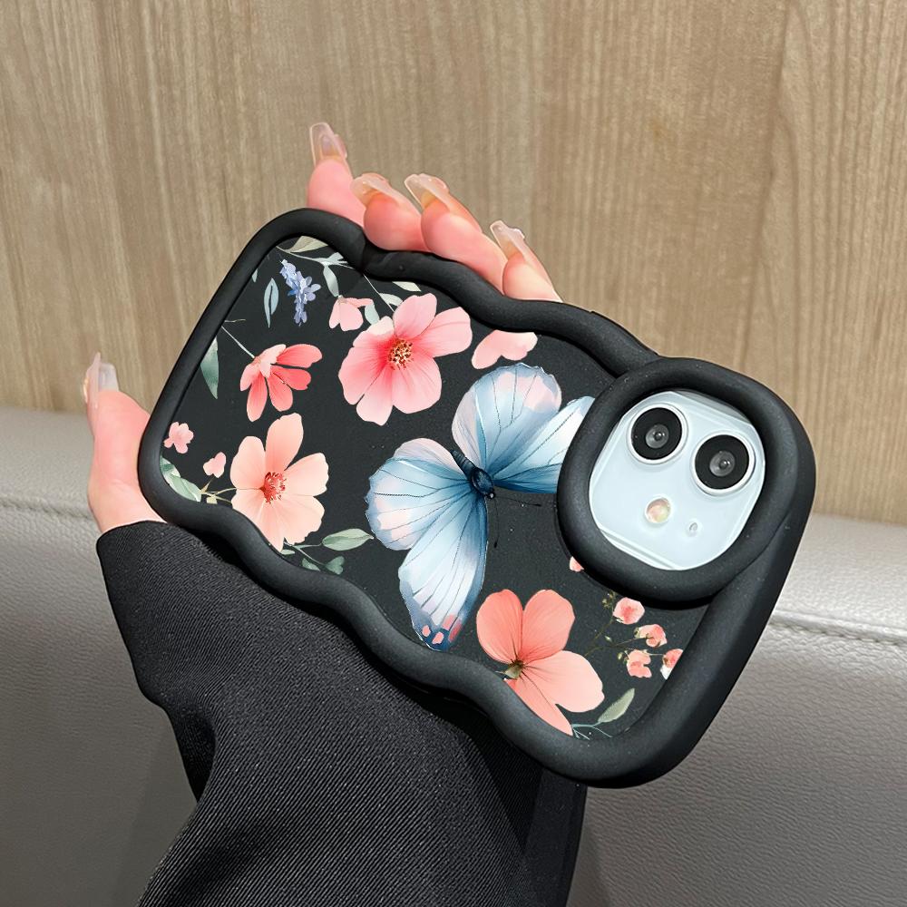 Malovaný vzor Big Wave Edge Měkký silikonový materiál Macaron Pouzdro na telefon Ochranné gumové pouzdro odolné proti nárazům pro OnePlus Vivo Motorola Moto