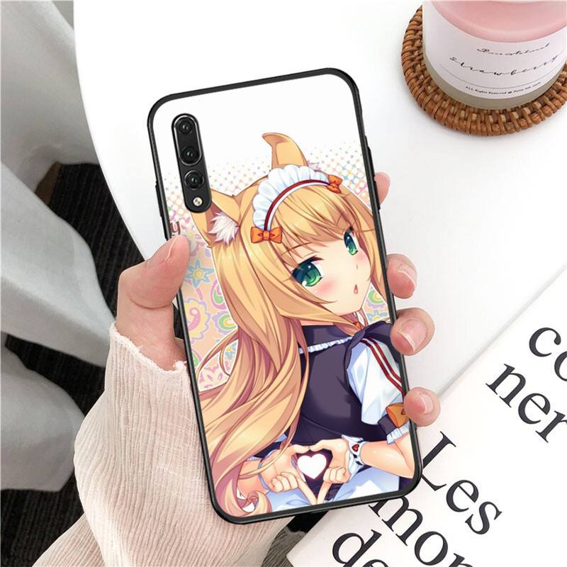 Nekopara Phone Case for Samsung A51 A30s A52 A71 A12 for Huawei Honor 10i for OPPO vivo Y11 cover