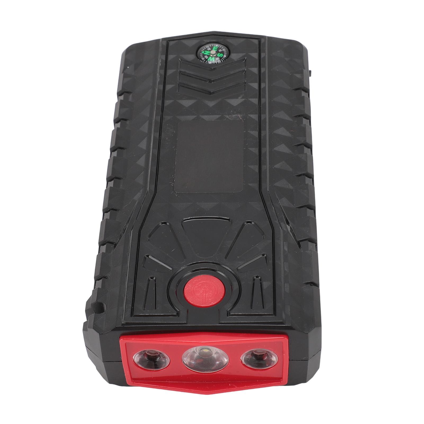 

Автомобильный аккумулятор Jump Starter 4USB Быстрая зарядка 12 В Аккумуляторный блок Booster с настенным зарядным устройством Встроенный светодиод EU Plug