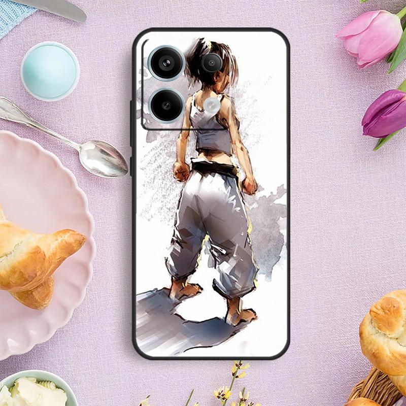 Kung Fu Karate Taekwondo Martial Case For Xiaomi Redmi Note 15 Pro Plus 10 11 12 13 14 Pro Cover For Redmi 14C 15C 12C 10C 13C