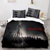 Povlečení na hlavu Siréna Single Twin Full Queen King Size Siréna Head Bed Set Sady přikrývek pro děti do ložnice pro děti 3D tisk 001