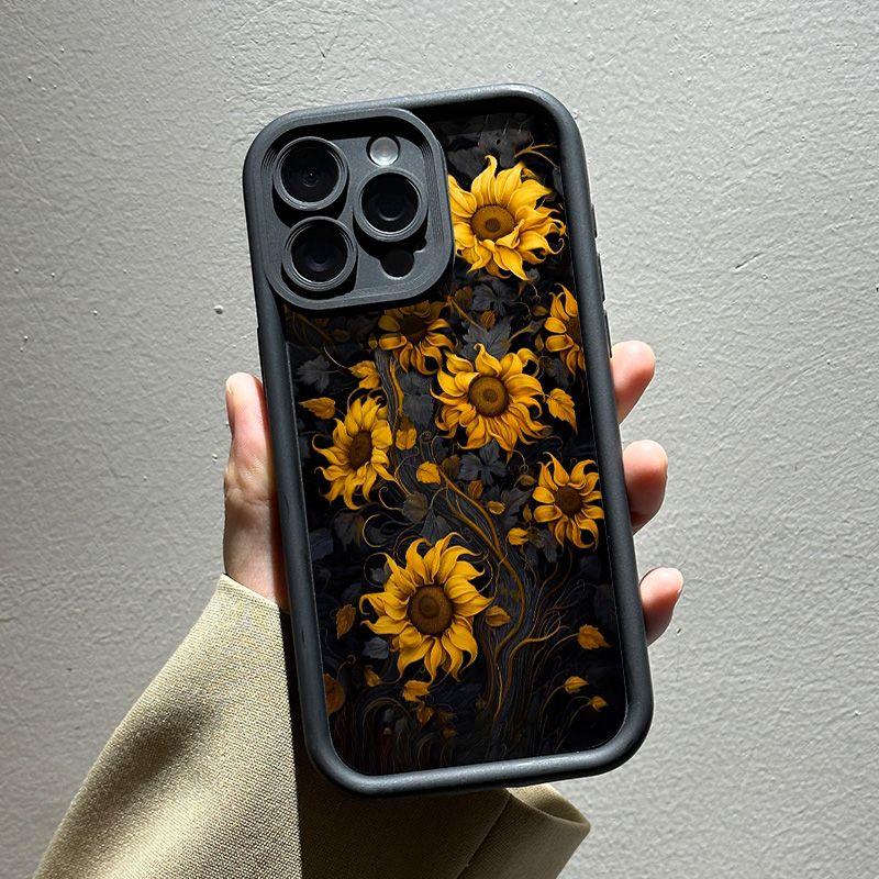 Sunflower Matte Case For Huawei Honor 400 Pro Magic 7 Lite 6 5 Pro 5G 300 200 90 8X X9 Y7A X7 70 Y9 Prime 2019 Y9S Nova 9 SE