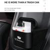 Car Trash Bin Hanging Vehicle Garbage Dust Case Storage Box For Cadillac Logo Escalade CTS ATS SRX XTS XT5 STS CT5 CT6 BLS XLR