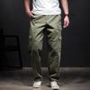 Pantaloni Cargo da Uomo in Puro Cotone Pantaloni Lunghi Casual da Esterno per Primavera, Autunno e Inverno