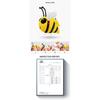 Creative Bee Air Freshener Auto Perfume Diffuser Car Ventilation Outlet Clip Interior Decoration Flavor Car Fragrances