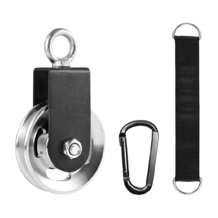 

Compacts Space Saving Gym Cable Pulley For Quiet Strength Training And Custom Height Adjustment чорний
