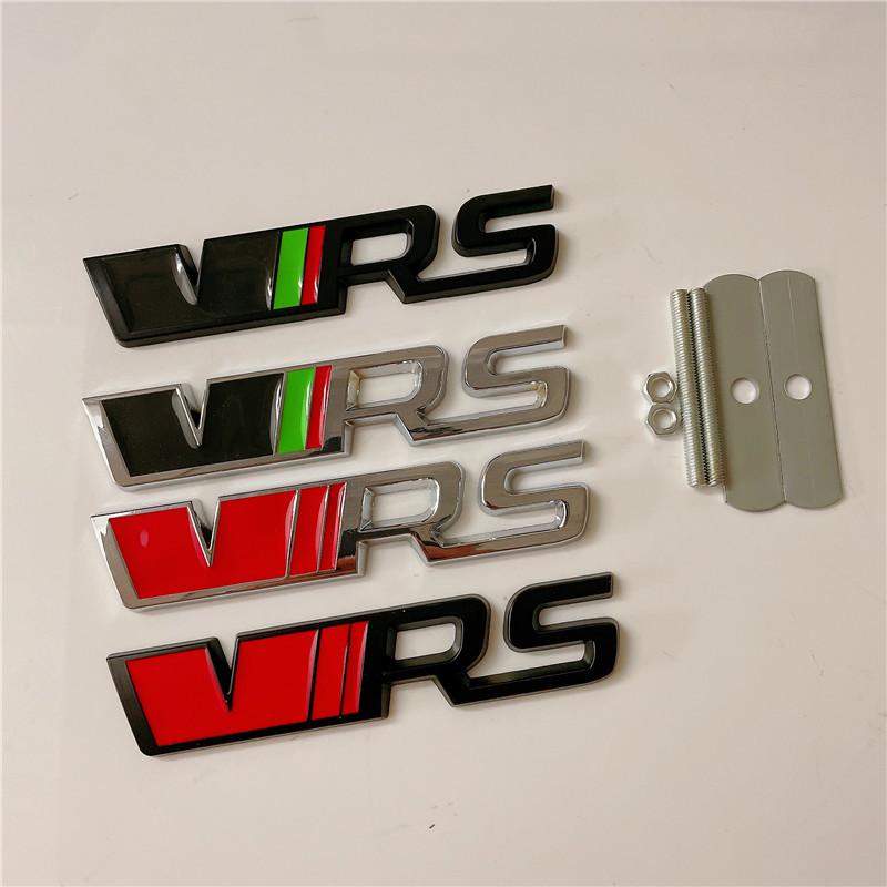 DCLR3 3D Metal Car Sticker Emblem Badge Decals Decoration for Skoda VRS Octavia 1 2 3 Rapid Kodiaq Karoq Fabia Kamiq Superb Accessory