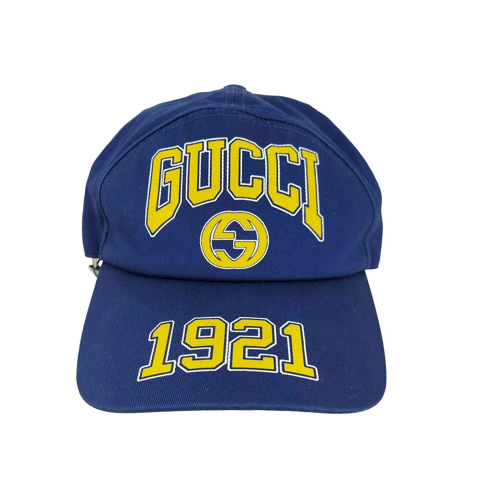 Used GUCCI GUCCI Print cotton baseball hat Men s JPN:XL 60cm