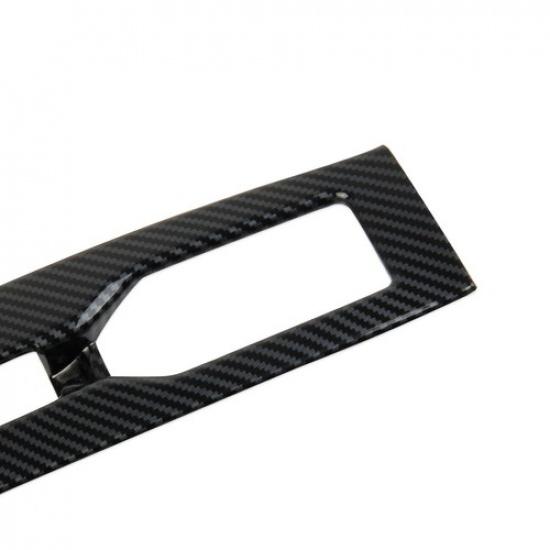 Interieur Türfenster Schalter Blende Zierleiste im Kohlefaser-Stil für Ford F-150