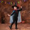 Halloween Kids Cloak Costume Set, Digital - Print 3D Pattern, Hooded Cape, Halloween Parties, School Events, Cosplay