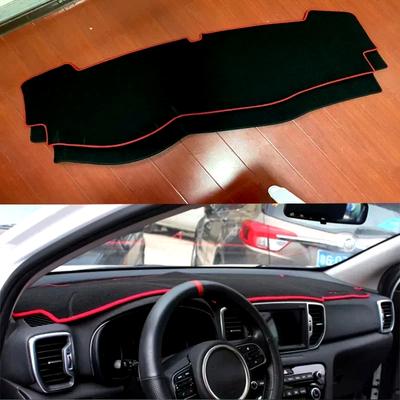 Car Dashboard Cover Avoid Light Pad Instrument Platform Cover Mat Carpet Accessories For Kia Sportage 4 2016 2017 2018 2019 2020