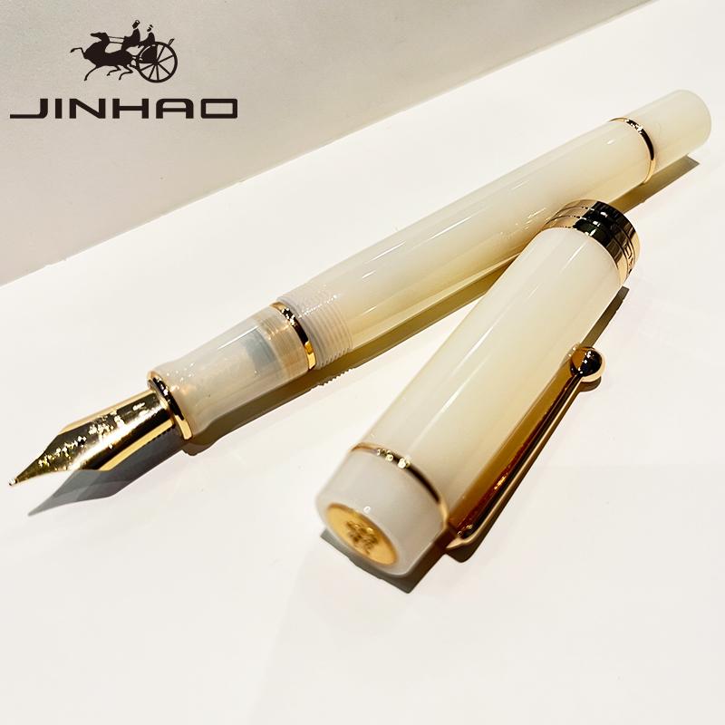 Jinhao Century 100 Elegant Calligraphy Pen, Twist Cap, Fine Nib (M/F/EF) - Ideal for Daily Office Use Fountain Pens Stationery