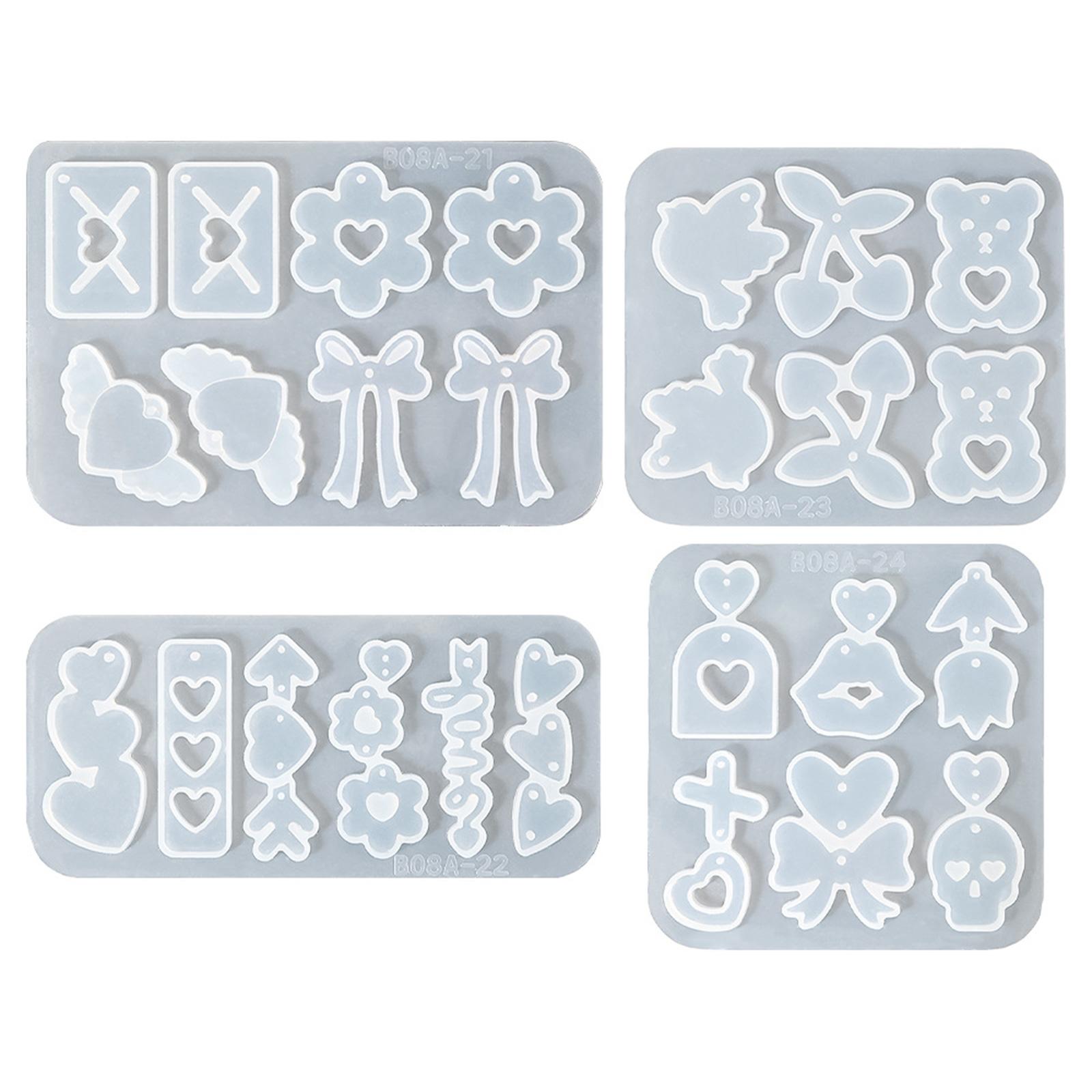 

Sturdy Silicone Cherrys Pendant Mould Craft Supplies for Jewelry Making High Temperature Resistant Crafting Tool