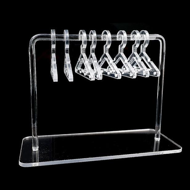 Cross-Border Acrylic Earring & Choker Display Rack - Hanger Shaped Organizer for Personalized Jewelry