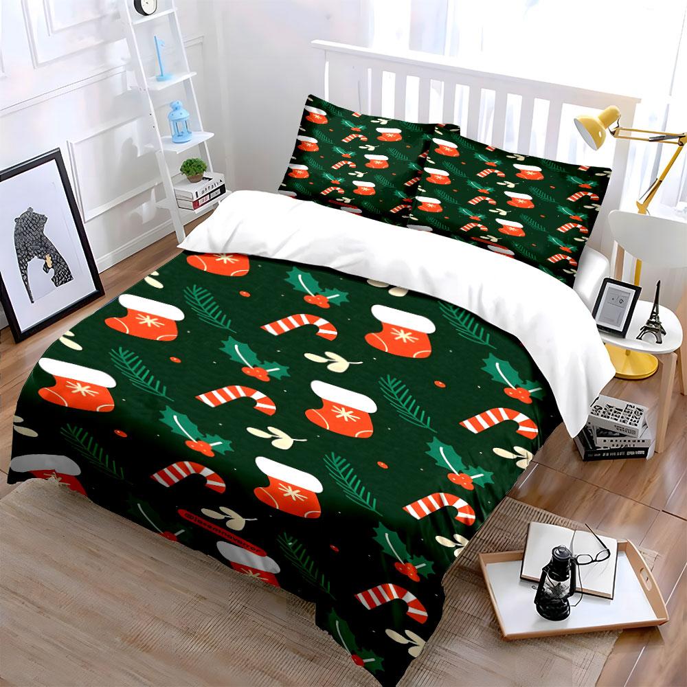 Festive winter charm Bedding sets Duvet cover sets Duvet covers Pillowcases(1*Duvet Cover 2*Pillowcases without duvet insert)