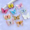 10Pcs Kawaii Cute Mixed Colorful Butterfly Flat Back Resin Cabochons Scrapbooking DIY Jewelry Craft Decoration Accessorie D94