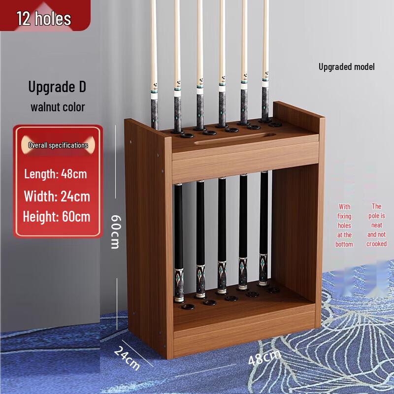 Billiard Cue Floor Stand Storage Rack