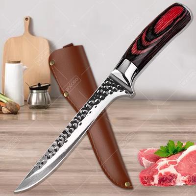 Professional Boning Knife Handmade Forged Knife Damascus Chef Knives Cooking Meat Cleaver Butcher Knife Kitchen Accessories