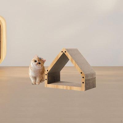 Triangle Cats Scratch Posts Pet Scratcher Toy Multiple Angle Grind Corrugated Paper Cat Scratching
