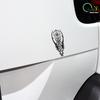 Retro sheep head car body scratch cover decoration car sticker, car, electric car, motorcycle reflective sticker.