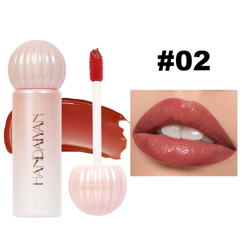 Silky Stained Lip Glaze Hydrating Long-lasting Mirror Dye Lip Liquid Lipstick Lip Gloss Lip Glaze