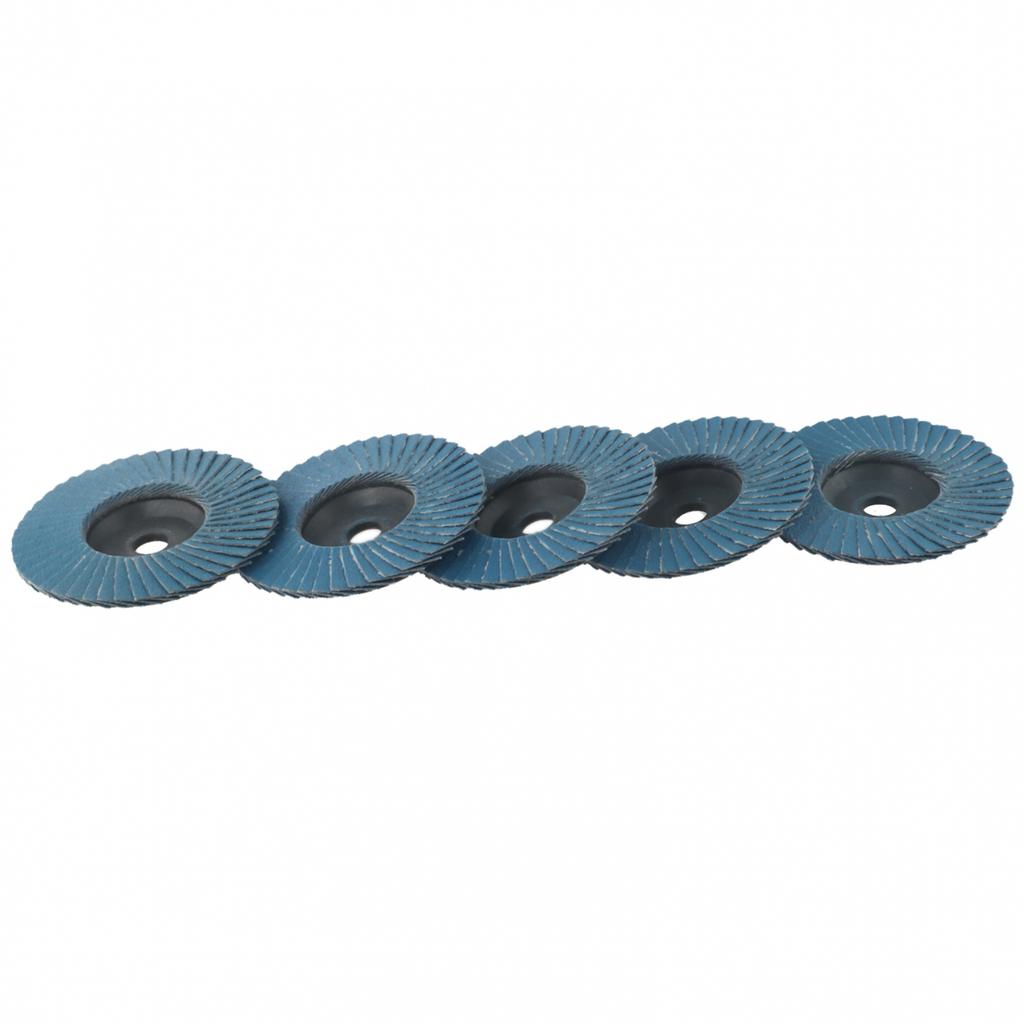 75mm 5ks Brusné kotouče Modrý lamelový plochý na řezání dřeva