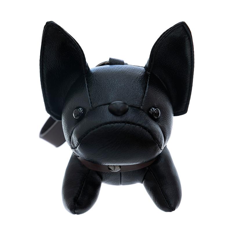 Fransk Bulldog Anheng Fransk Bulldog Nøkkelring Søt Valp Hund Lær Anheng Smykker Anheng Nøkkel