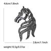 Get Rich Immediately," European and American Fashion, Twelve Zodiac Horse Pins, Accessories, Personalized Brooch with the Meaning of Immediate Success
