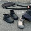 Kids Winter Snow Boots Warm Fleece Lined Ankle Boys Girls Non-Slip Rubber Sole Comfortable Indoor Outdoor Use