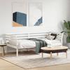 VidaXL Lit de Jour, Canapé-lit, Lit d'Invité, Meuble de Salon Chambre à Coucher Salle de Séjour, Moderne, Blanc 75x190 cm 842883