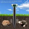 Outdoor Farm Garden Yard Mole Rat Repellent Solar Ultrasonic Spike Pest Deterrent Repeller