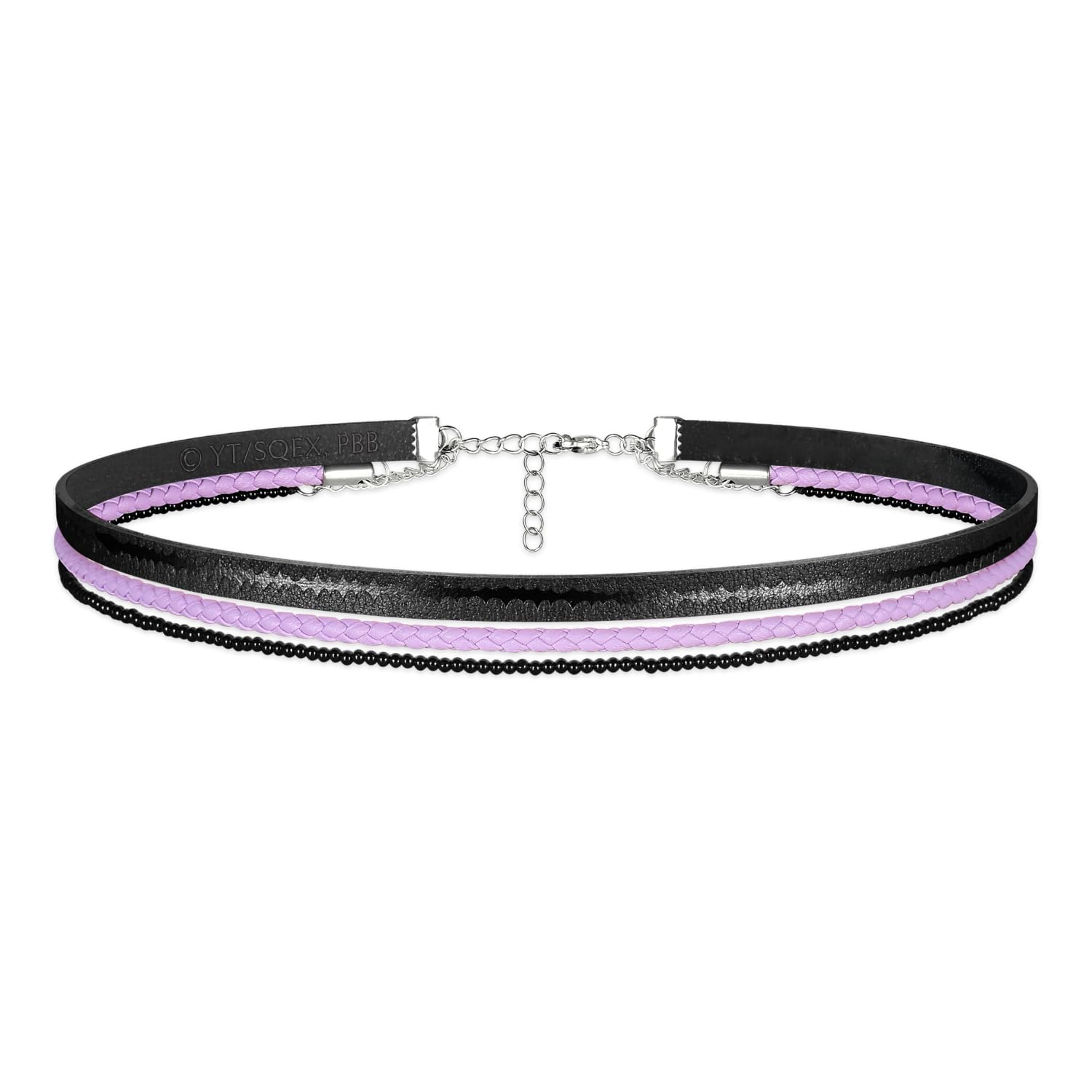 Аниме Дворецкий Пансион Тройной Чокер Модель Гробовщика [FULTON]  Черный - Дуга