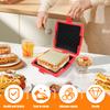 Microwave Sandwich Maker Baking Tool Microwave Toaster Toastie Time Saving Sandwich Maker for Home Traveling Office Dormitory