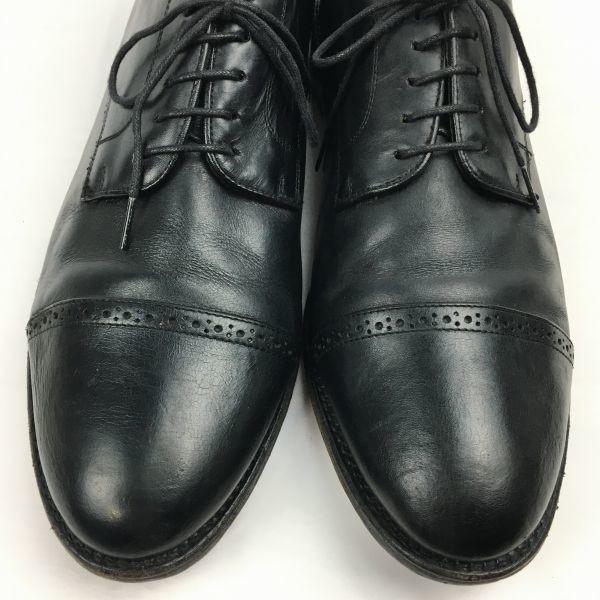 Vintage Brooks Brothers 346 Cap Toe Shoes Black Size 10.5D (Approx. 27.528.5cm) Men's(USED)