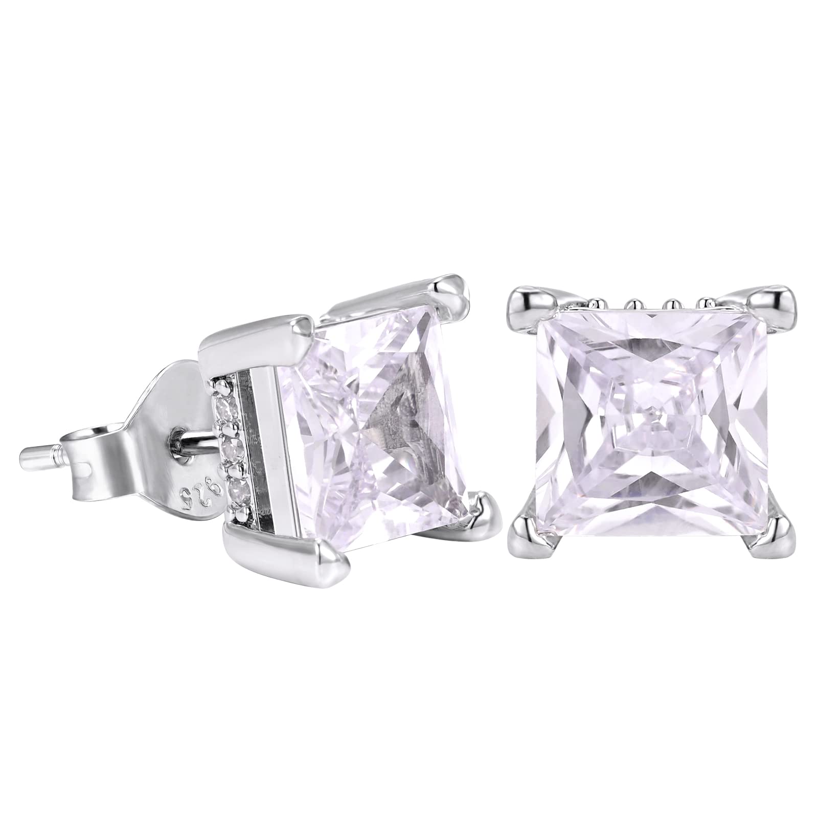 

Серьги VEXXS Серебро 925 CZ Бриллиантовый гвоздик K14 Золото Серебро Цирконий Аксессуары Подарок Празднование День рождения Мужской