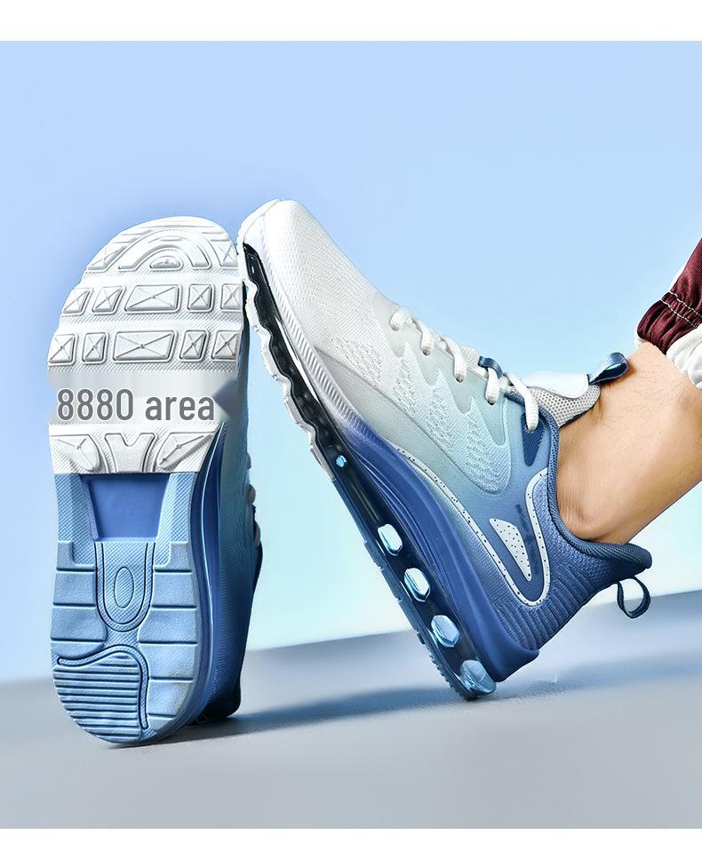 Herren Flyknit Mesh Laufschuhe mit Luftpolsterung & weicher Sohle - Lässig, leicht, trendiges Sommer-Schuhwerk für Marathon & sportliche Aktivitäten.