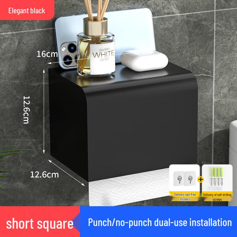 Stainless Steel Bathroom Tissue Dispenser with Storage