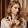 Pearly Luster Acetate Hair Clips Retro Leopard French Hairpins Elegant Spring Clip  Half-Up Updo