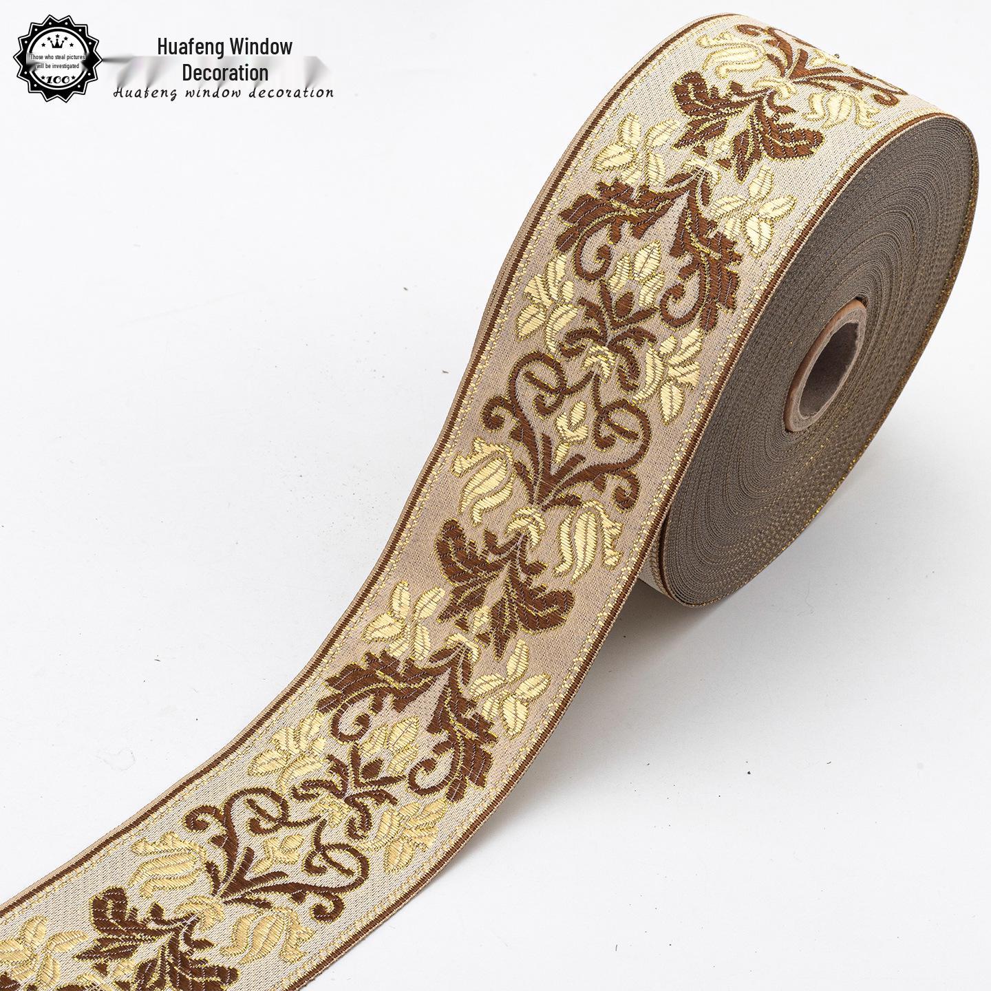 Этнический стиль жаккардовая вышивка кружевная лента (4/6/8 см) CC20