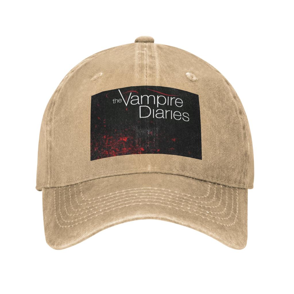 The Vampire Diaries Damon Salvatore Opraná Džínová Čepice Ležérní Baseballové Čepice Nastavitelná Čepice Letní Unisex Baseballové Čepice