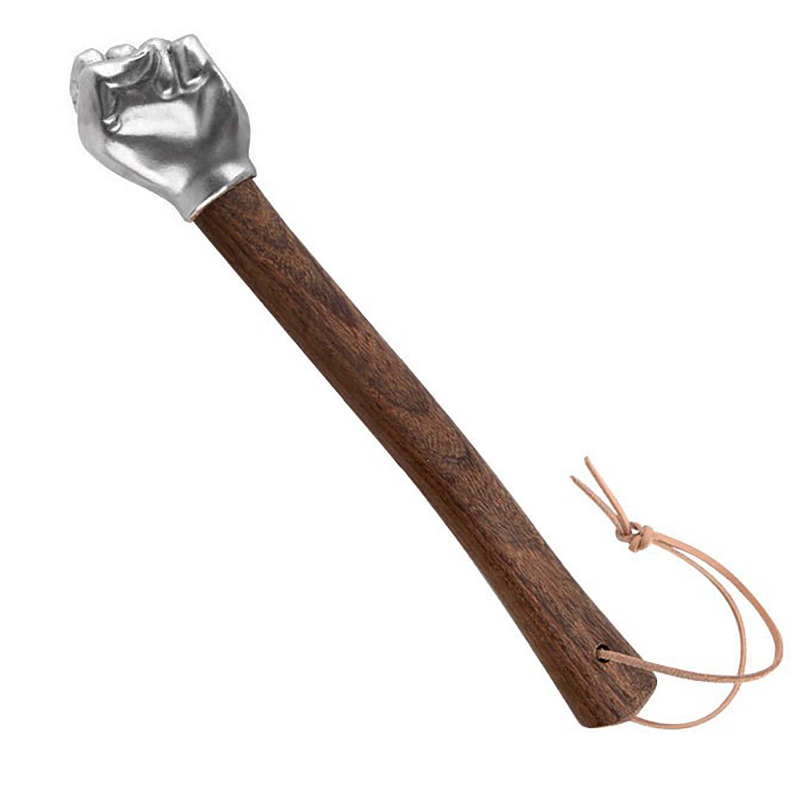 

Fist Hammer Multifunctional with Wooden Handle Stainless Steel Hammer for DIY Crafting Outdoor Camping Home Office Decor