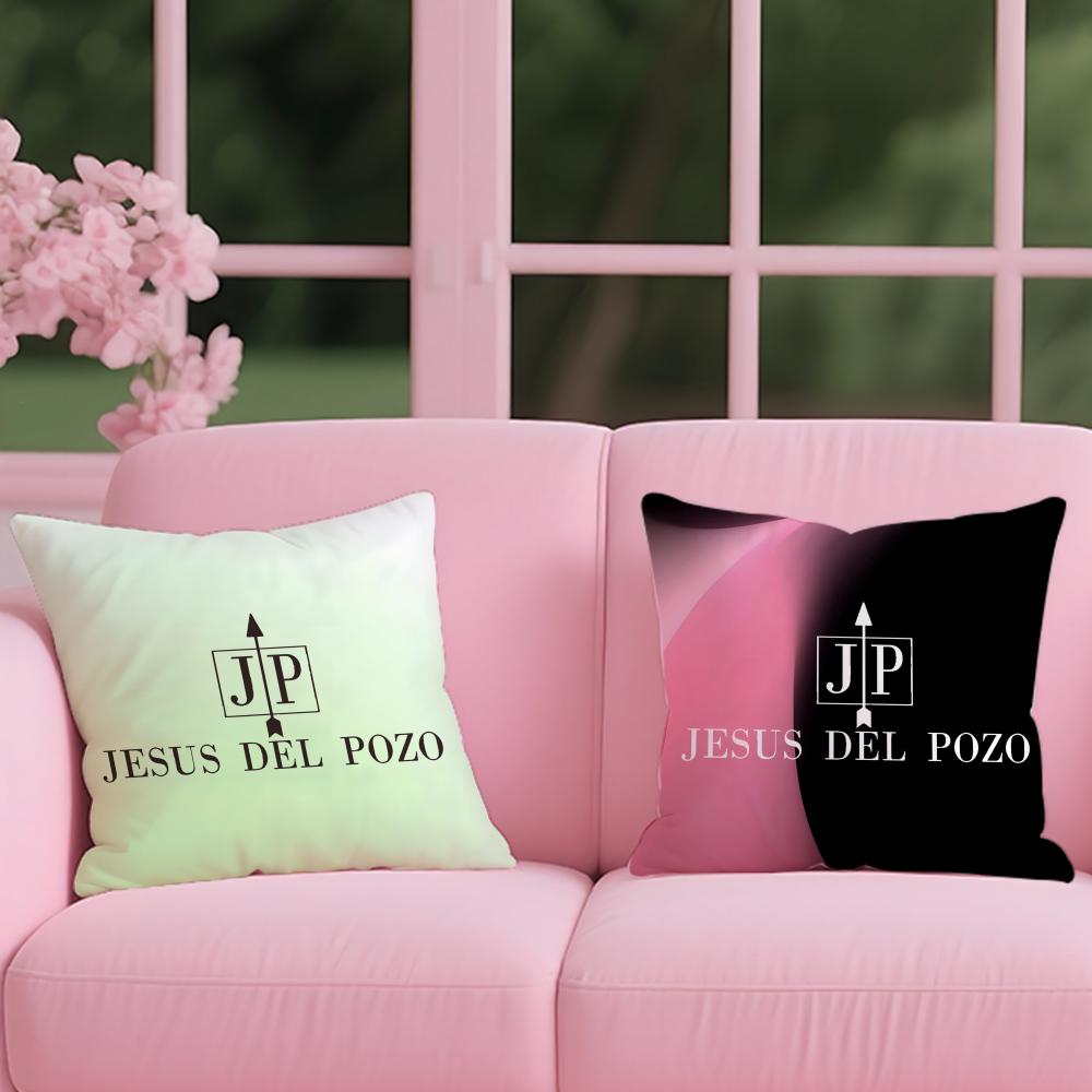 Jesus Del Pozo Cushion Cover Reversible Plush Pillow Cover – For Car, Sofa, Bedroom, Perfect As a Gift.