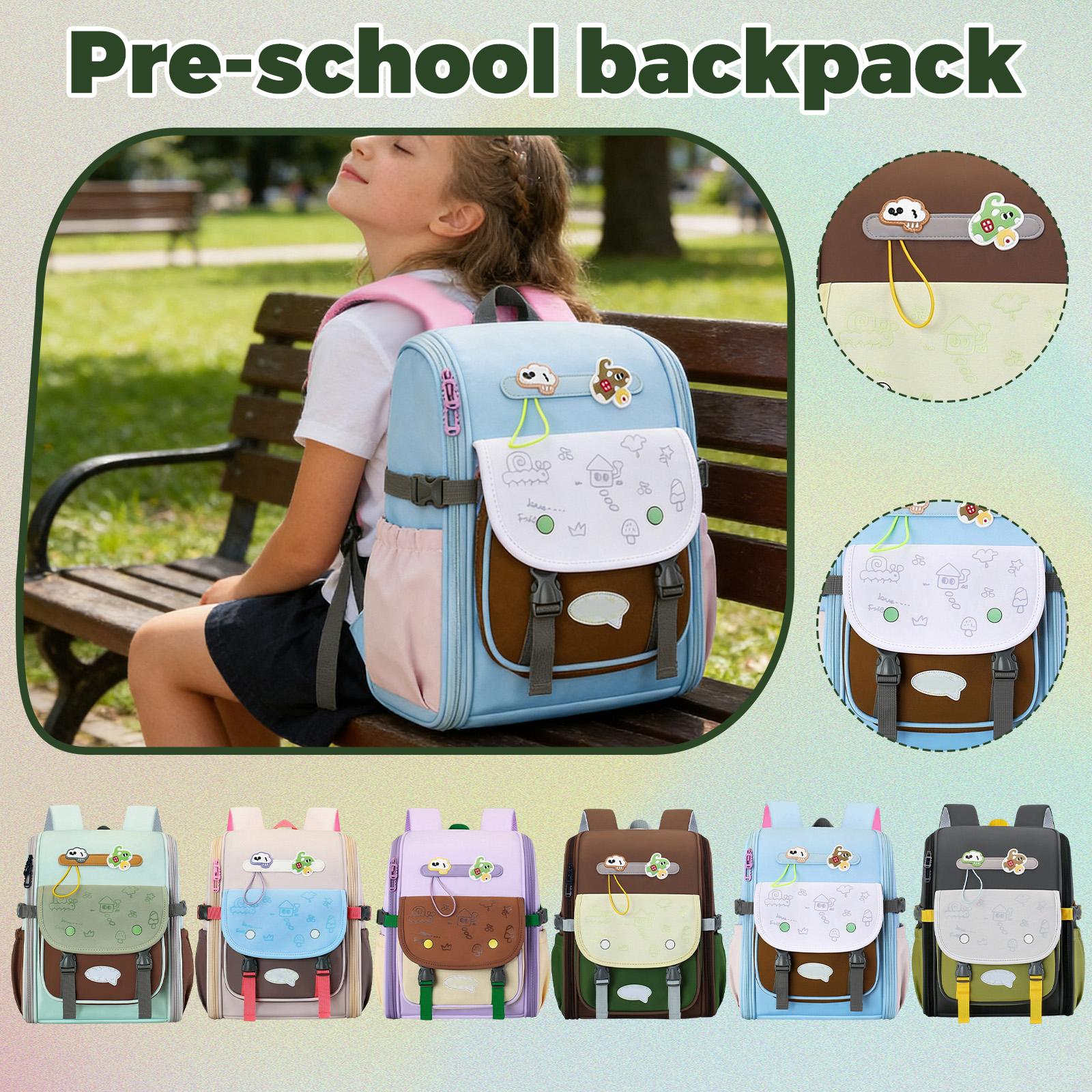Children's Small Space Backpack For 4-6 Years Old Kindergarten Kids, Preschool Boy And Girl's Double Shoulder Bag To Reduce Burden