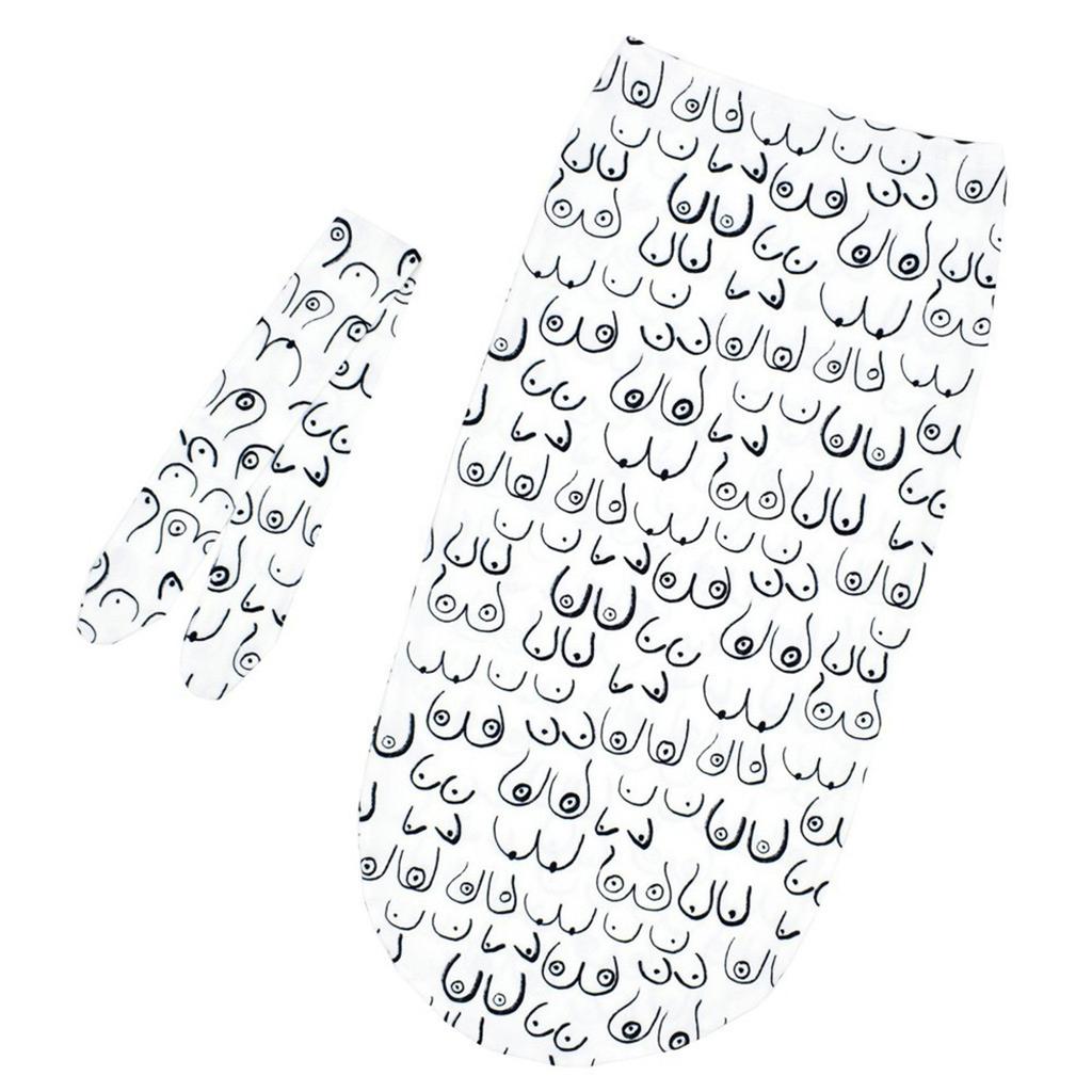 Newborn Baby Cocoons Sleeping Bag With Matching Knotted Bow Headband Swaddle