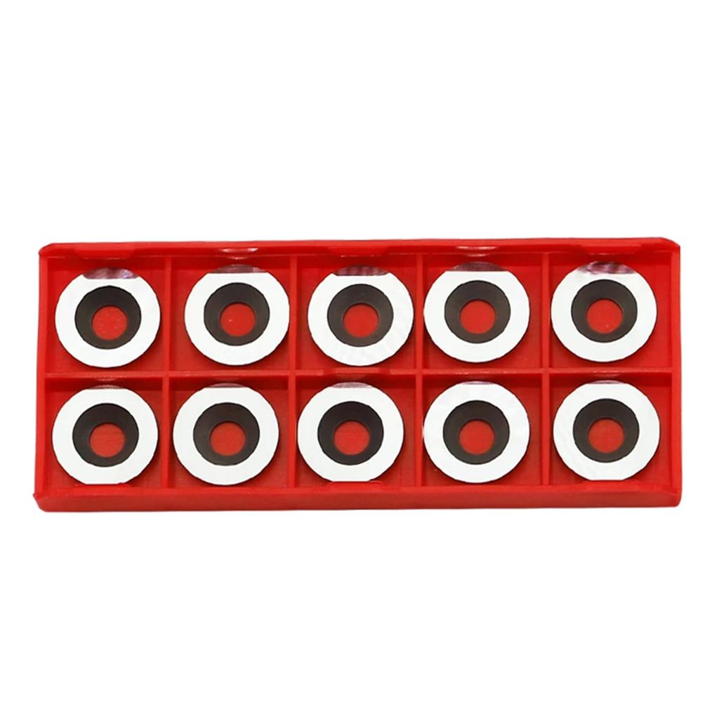 10 sztuk 16mm okrągłe wkładki z węglika frezy noże ostrza pasuje do DIY tokarka toczenie drewna Finisher Hollower narzędzie 30 stopni