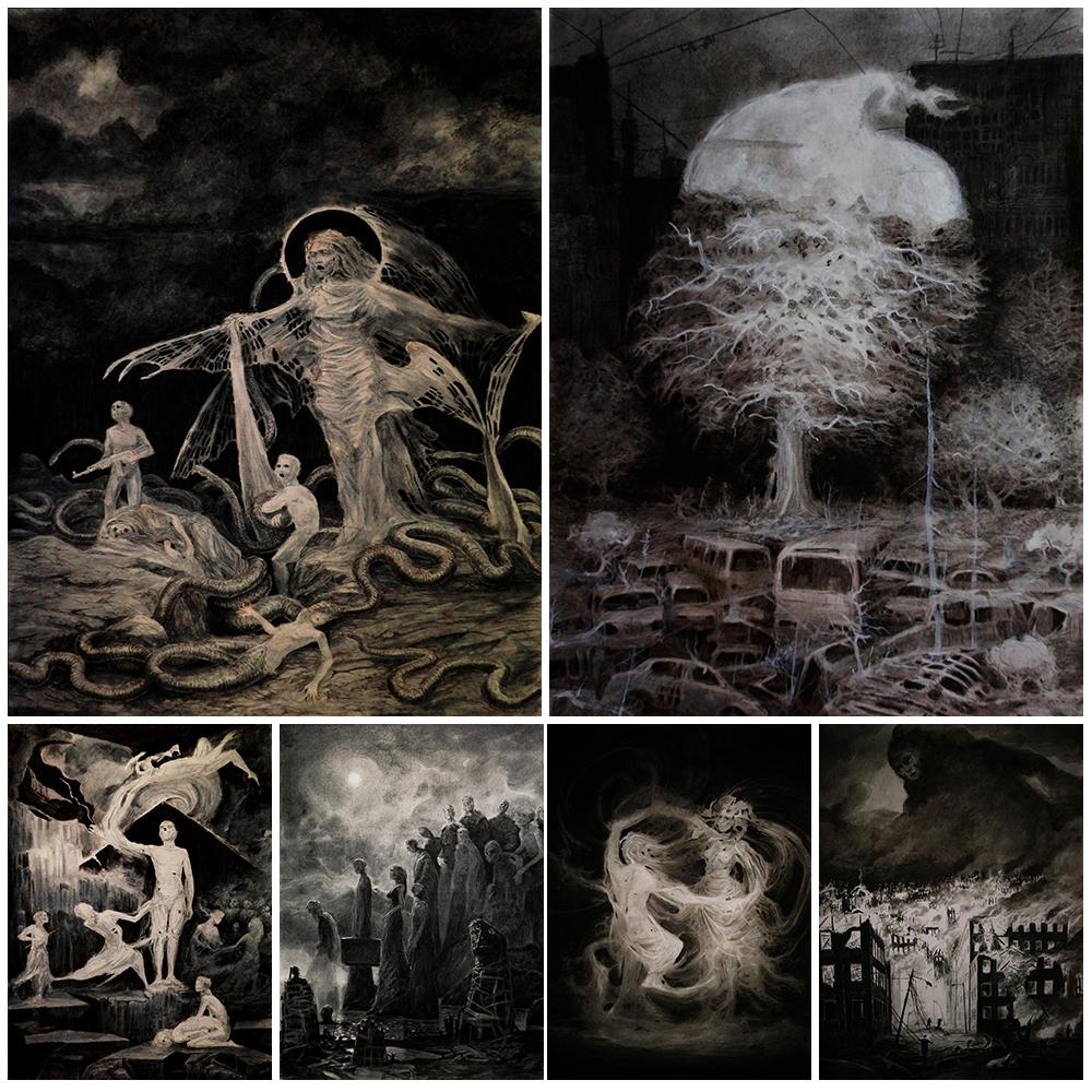 

Повседневная жизнь ада «Настенная картина маслом» Мир призраков и демонов «Украшение гостиной» Художественный постер