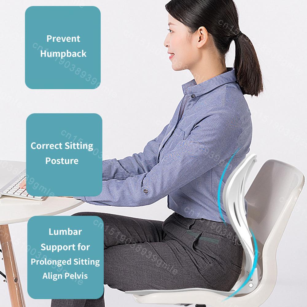 Back Support Sitting Posture Correction Office Chair Back Pain Relief Ergonomic Waist Protection Cushion Anti Hunchback Cushion