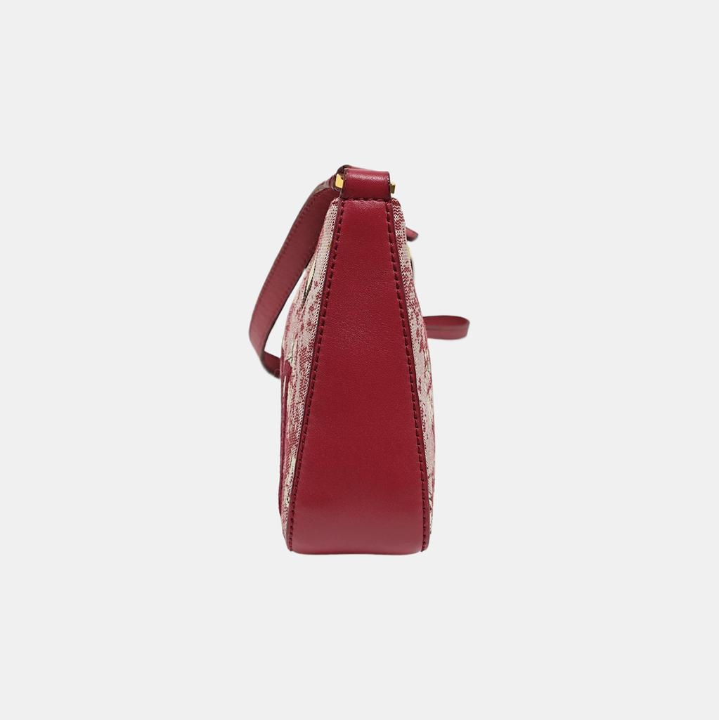 [Pre-Owned] Logo Print Fabric Mini Shoulder Bag - Very Good #1AKEJAE