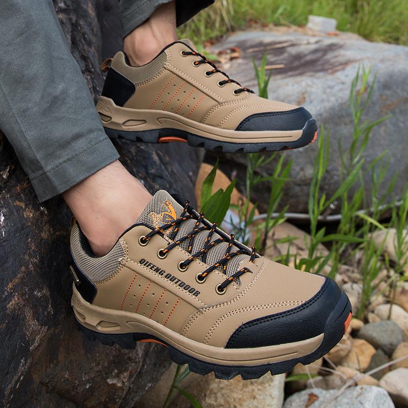 Pantofi de exterior pentru drumeții în aer liber Călătorii în aer liber Pantofi de drumeție Pantofi respirabili pentru bărbați Tălpi anti-alunecare rezistente la uzură Interioară confortabilă Respirabilă