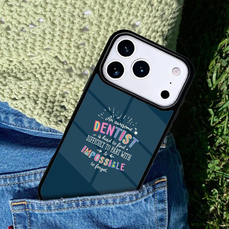 Funny Dental Dentist Quotes Phone Case Cover Compatible with for IPhone 17air 16e 15 14 13 12 11Pro Max 17 Air